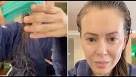Alyssa Milano schockiert mit Video: Schauspielerin leidet nach Covid-19-Infektion an Haarausfall