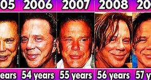 Mickey Rourke from 1980 to 2023