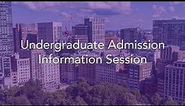 Emerson College - Undergraduate Admission Information Session