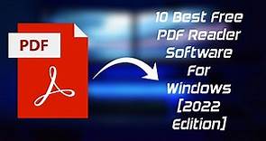 10 Best Free PDF Reader Software For Windows [2022 Edition] | Reticent Shadow