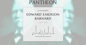 Edward Emerson Barnard Biography - American astronomer (1857–1923)