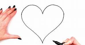 How To Draw A Heart Step By Step 💖| Heart Drawing | Simple Drawing Tutorial | Super Easy Drawings