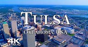 TULSA 2023 🇺🇸 Drone Aerial 4K | Oklahoma USA United States of America