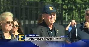 ETSU news conference announcing William B. Greene football stadium