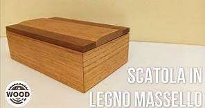 Come fare una scatola in legno massello FAI DA TE | DIY how to make a wooden box