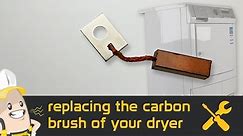 Replacing the carbon brush of your dryer | The PartsHub.co.uk method