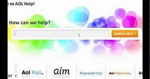 How to search AOL Help