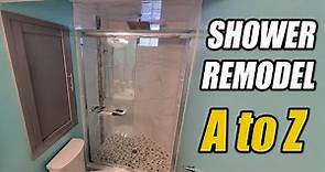 DIY How to Remodel a Shower - Start to Finish