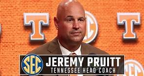 Tennessee's Jeremy Pruitt talks path to coaching, passion for his players at SEC Media Days