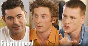 Zac Efron, Jeremy Allen White & Harris Dickinson On Filming 'The Iron Claw' | Entertainment Weekly