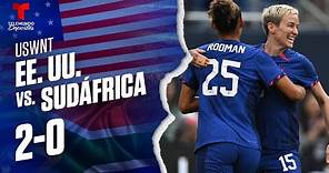 Highlights & Goals | Estados Unidos Femenil vs. Sudáfrica Femenil 2-0 | USWNT | Telemundo Deportes