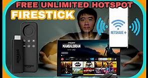 How to Amazon Fire Stick use FREE unlimited Wifi Hotspot to watch movie with Netshare app Android 4k