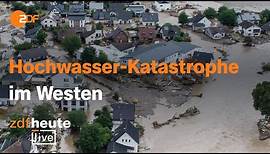Hochwasser-Katastrophe im Westen – So geht es den Menschen vor Ort │ ZDFheute live