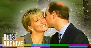 Prince Edward and Sophie Rhys-Jones Royal Engagement Interview - Raw Footage (1999)