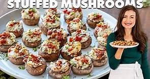 Bacon & Cheese Stuffed Mushrooms - Perfect for Any Gathering