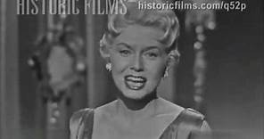 Jane Morgan performs Fascination and The Day The Rains Came on TV 1958