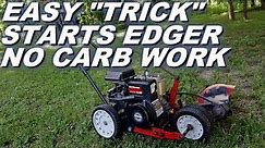 Yardmachines Edger sat 2 year and an easy fix started it.