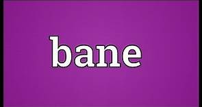 Bane Meaning