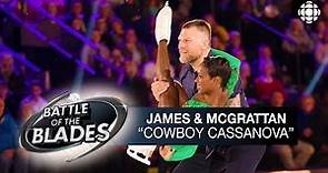 Vanessa James and Brian McGrattan perform to 'Cowboy Casanova' | Battle of the Blades