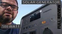 Best Solar Generator 2023 With 100W Panels ITEHIL 500WATT