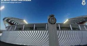 🏟️ Nuevo estadio de SON MOIX en 3D diseñado por Javier Caireta-Serra ⚫🔴