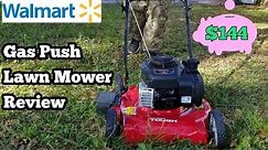 NEW Gas Push Lawn Mower for only $144 Dollars Unboxing Review From Walmart