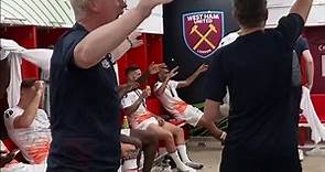 David Moyes leads West Ham celebrations after Europa Conference final win
