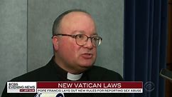 Pope Francis issues new Vatican law on reporting of sexual abuse