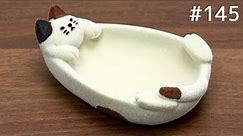 三毛猫トレイがかわいい。Sleeping cat tray. Japanese cute stationery. kawaii