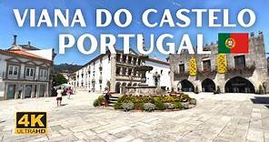 [4K] Viana do Castelo, Portugal 🇵🇹 | 😍Tienes que conocer esta ciudad | Walking tour 4k UHD