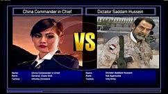 C&C General Zero Hour Reborn Mod China Commander in Chief VS Dictator Saddam Hussein #5