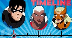 The Complete Young Justice Timeline | Channel Frederator