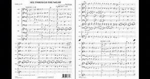 All Through the Night arranged by Keith Christopher
