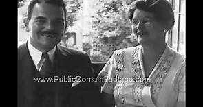 Thomas Dewey in his hometown of Owossa, Michigan 1944