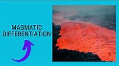 What is magmatic differentiation? What is the magmatic differentiation process?