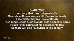 [FULL LYRICS + CUT CONTENT] Hamilton- An American Musical