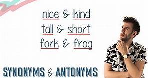 SYNONYMS & ANTONYMS | English Lesson
