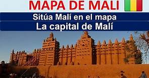 Mapa de Mali. Capital de Mali.