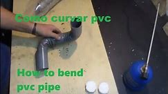 How to BEND PVC PIPE very easy