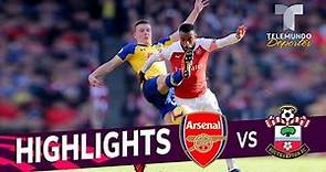 Arsenal vs. Southampton: 2-0 Goals & Highlights | Premier League | Telemundo Deportes