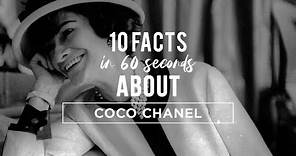 10 facts about Coco Chanel in 60 seconds | Presented by CINÉMOI