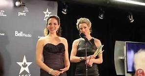 Anna Silk & Zoie Palmer for 'Lost Girl' at Canadian Screen Awards