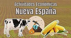 Actividades Económicas de la Nueva España: Agricultura, Minería, Ganadería y Comercio