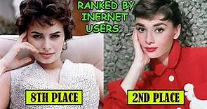 Most Gorgeous Beautiful Women in Hollywood All Time Ranked by Internet Users | AllinAll