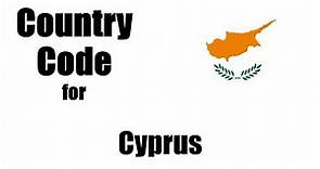 Cyprus Dialing Code - Cypriot Country Code - Telephone Area Codes in Cyprus