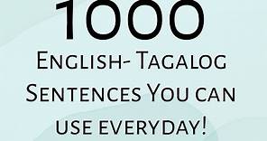 Madali Lang 'to, Promise! / Let's Practice Using these Sentences Everyday
