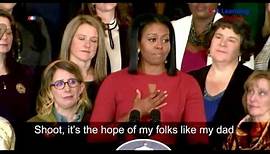 Michelle Obama: Last Official Speech as First Lady