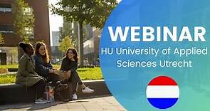 Descubre Utrecht University of Applied Sciences (HU UAS)🌷🌍I Webinar HU Utrecht