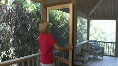 How to Install a Solid Wood Screen Door from Screen Tight™