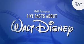 5 Facts about Walt Disney